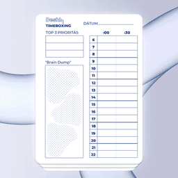 ⏰Timeboxing Sablon